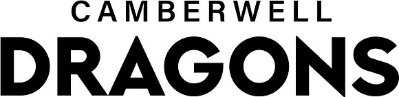 Camberwell Dragons Text Only BW