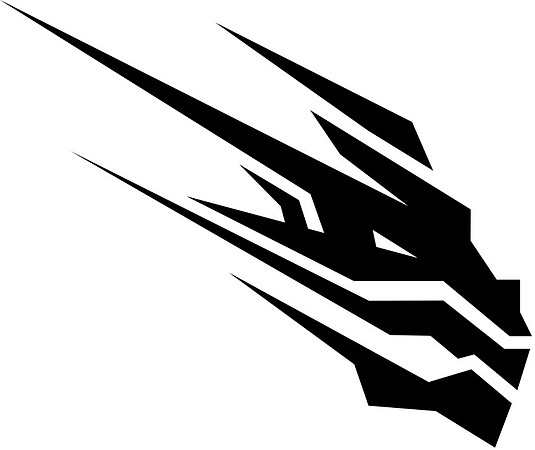 Camberwell Dragons Logo Only BW